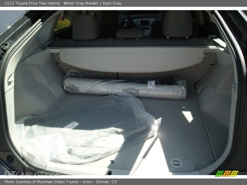 Winter Gray Metallic / Dark Gray 2013 Toyota Prius Two Hybrid
