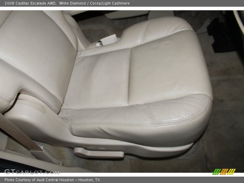 White Diamond / Cocoa/Light Cashmere 2008 Cadillac Escalade AWD