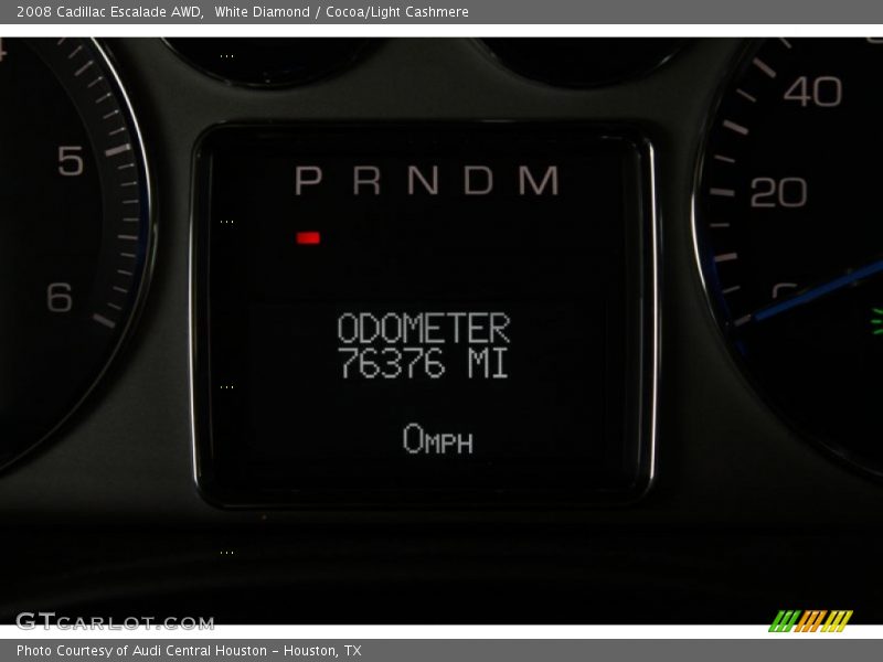White Diamond / Cocoa/Light Cashmere 2008 Cadillac Escalade AWD