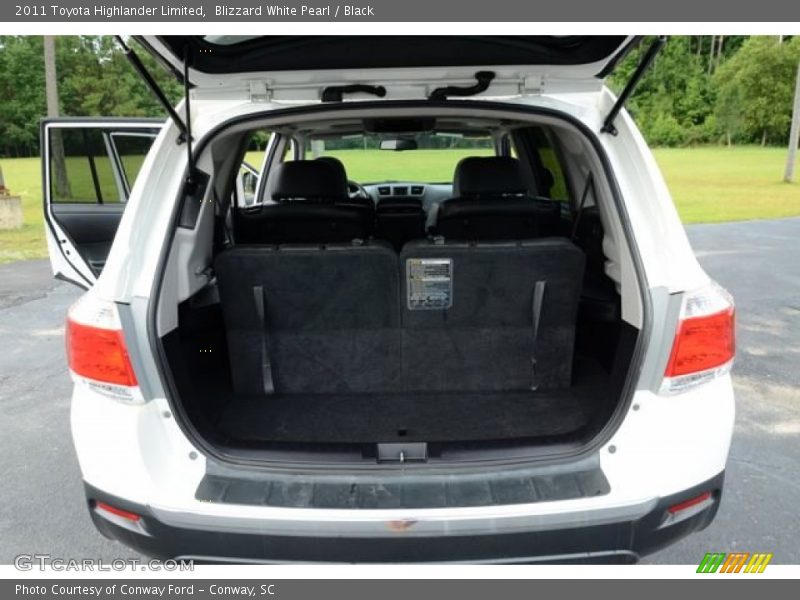 Blizzard White Pearl / Black 2011 Toyota Highlander Limited