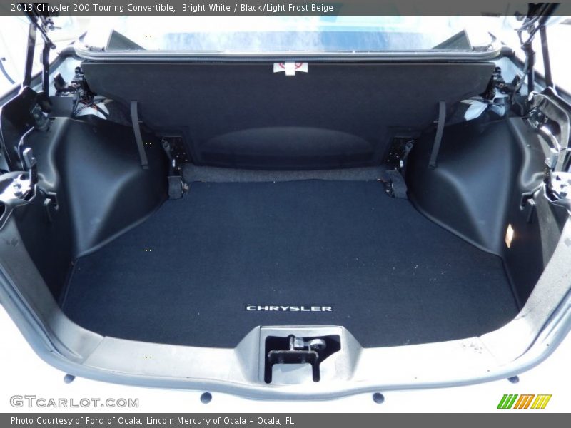 Bright White / Black/Light Frost Beige 2013 Chrysler 200 Touring Convertible