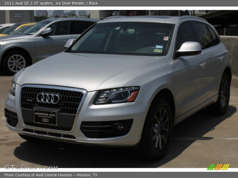 Ice Silver Metallic / Black 2011 Audi Q5 2.0T quattro
