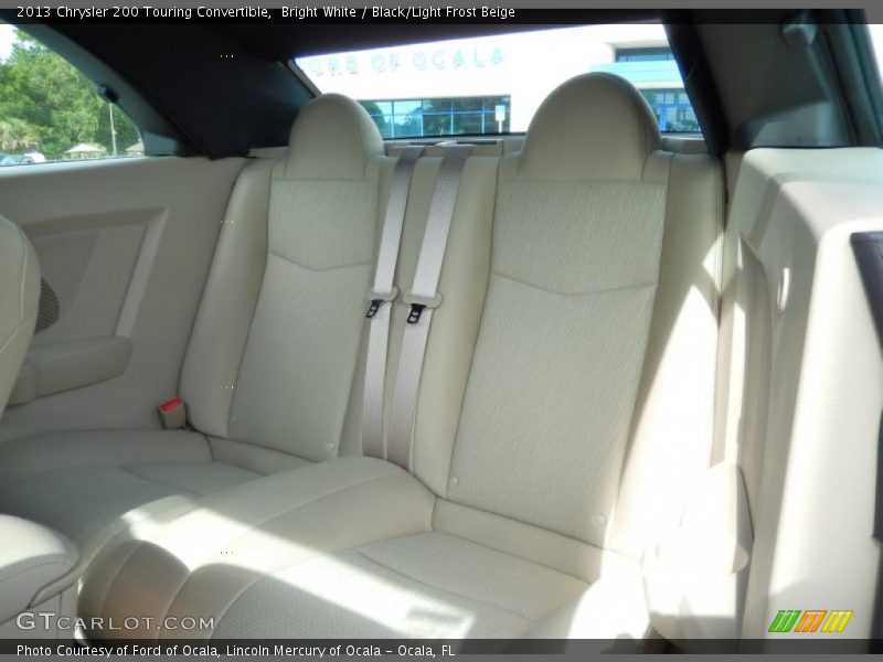 Bright White / Black/Light Frost Beige 2013 Chrysler 200 Touring Convertible