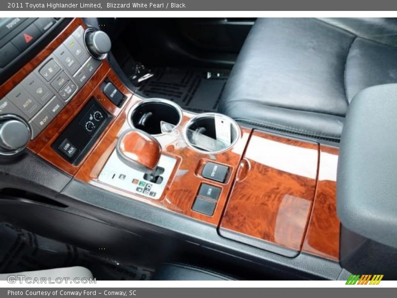 Blizzard White Pearl / Black 2011 Toyota Highlander Limited