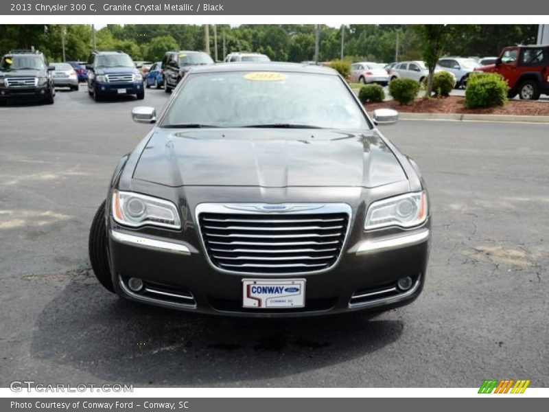 Granite Crystal Metallic / Black 2013 Chrysler 300 C