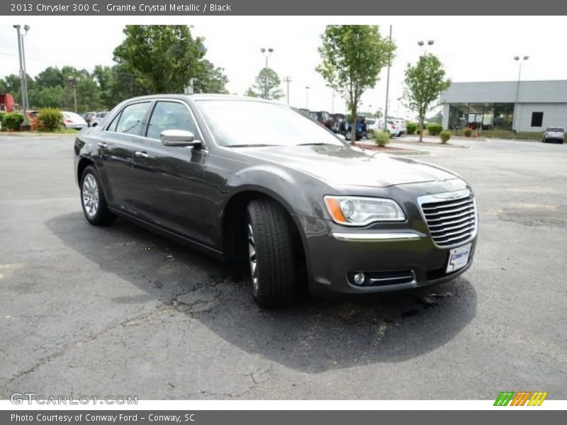 Granite Crystal Metallic / Black 2013 Chrysler 300 C