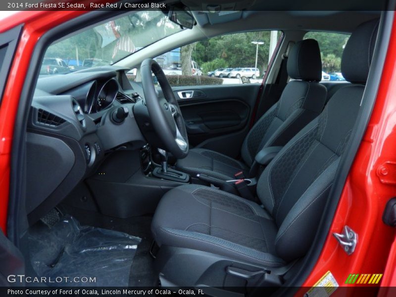 Front Seat of 2014 Fiesta SE Sedan