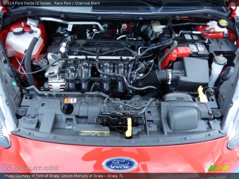  2014 Fiesta SE Sedan Engine - 1.6 Liter DOHC 16-Valve Ti-VCT 4 Cylinder