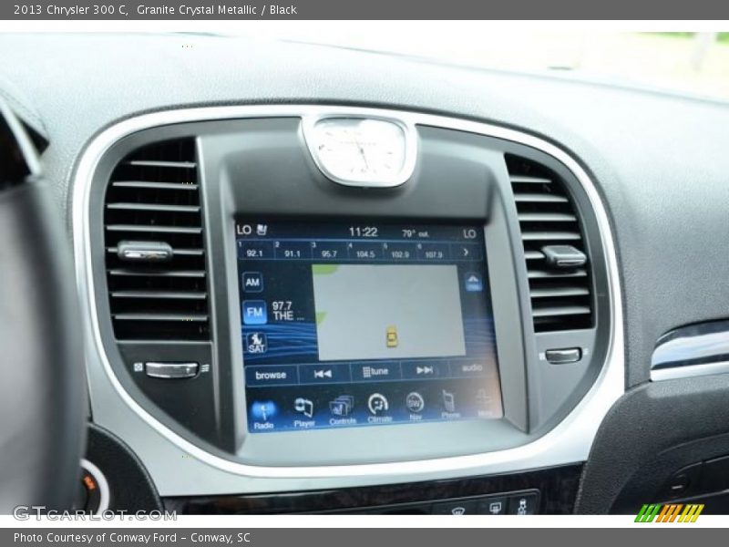 Granite Crystal Metallic / Black 2013 Chrysler 300 C