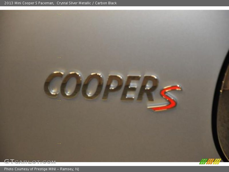 Crystal Silver Metallic / Carbon Black 2013 Mini Cooper S Paceman