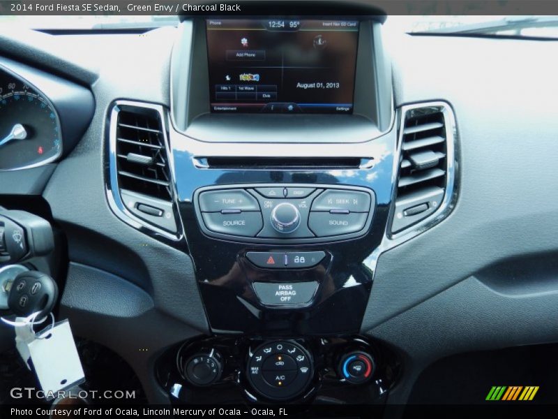 Controls of 2014 Fiesta SE Sedan