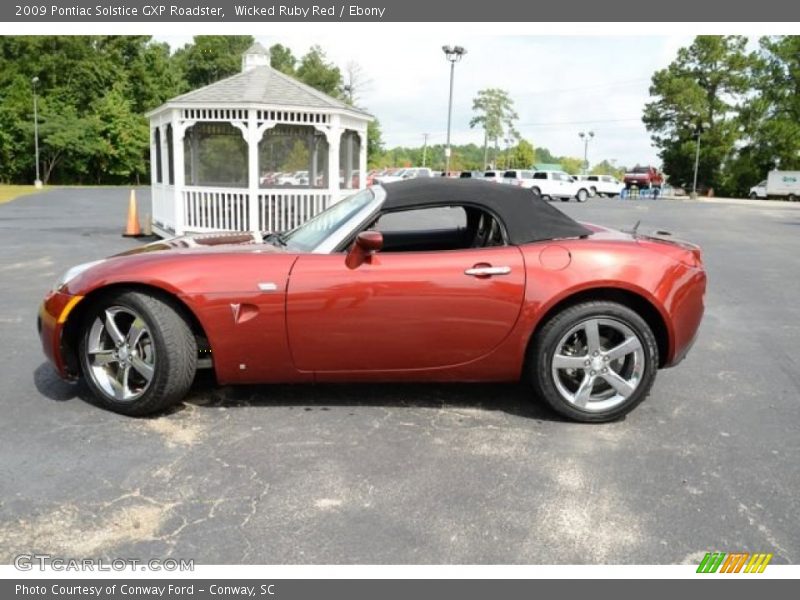  2009 Solstice GXP Roadster Wicked Ruby Red