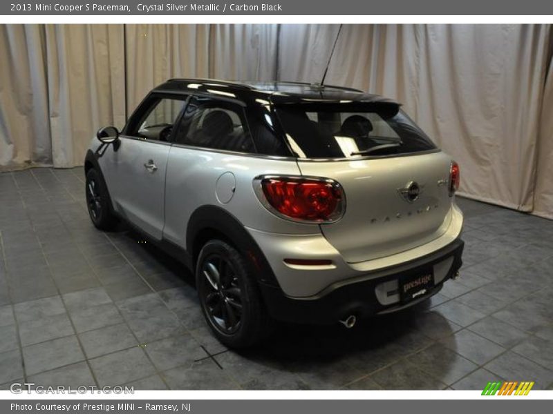 Crystal Silver Metallic / Carbon Black 2013 Mini Cooper S Paceman