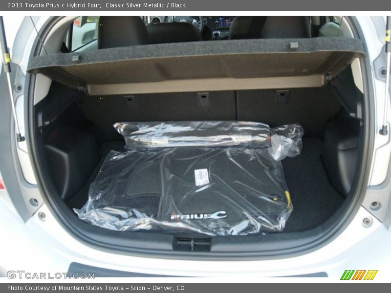 Classic Silver Metallic / Black 2013 Toyota Prius c Hybrid Four