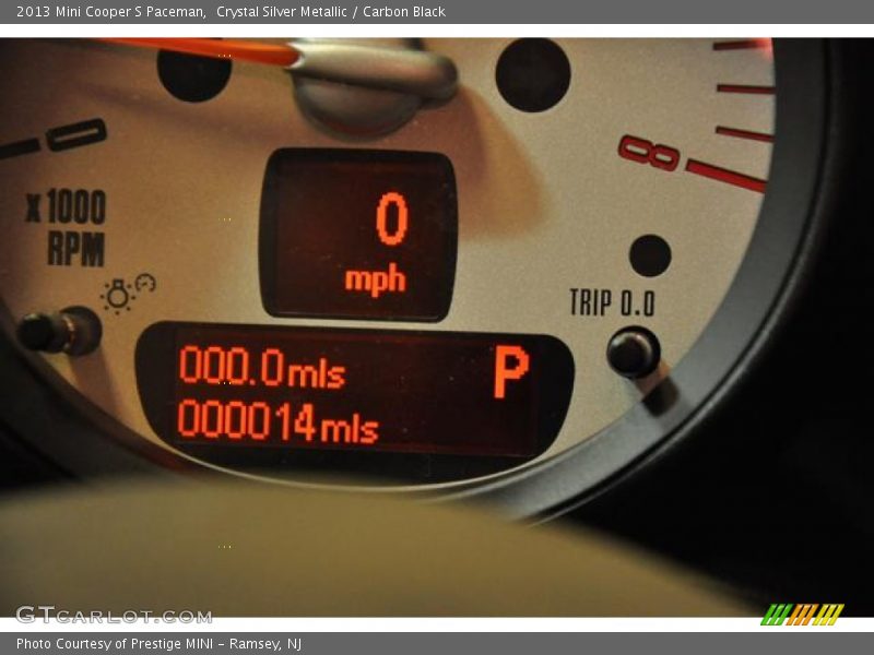 Crystal Silver Metallic / Carbon Black 2013 Mini Cooper S Paceman