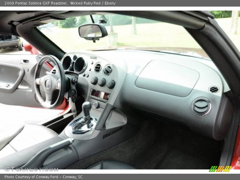 Wicked Ruby Red / Ebony 2009 Pontiac Solstice GXP Roadster