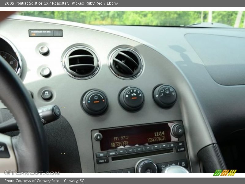 Wicked Ruby Red / Ebony 2009 Pontiac Solstice GXP Roadster