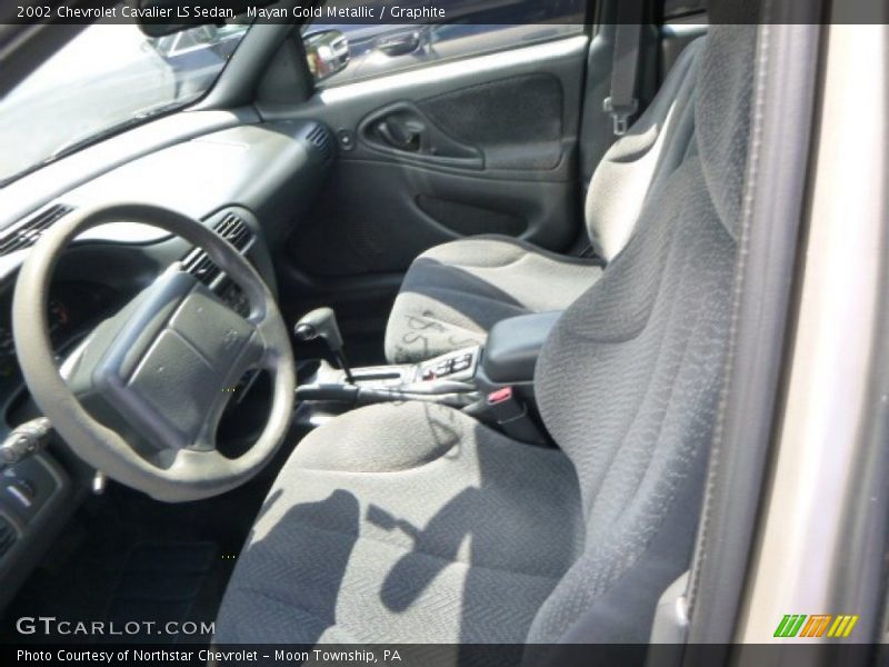 Mayan Gold Metallic / Graphite 2002 Chevrolet Cavalier LS Sedan