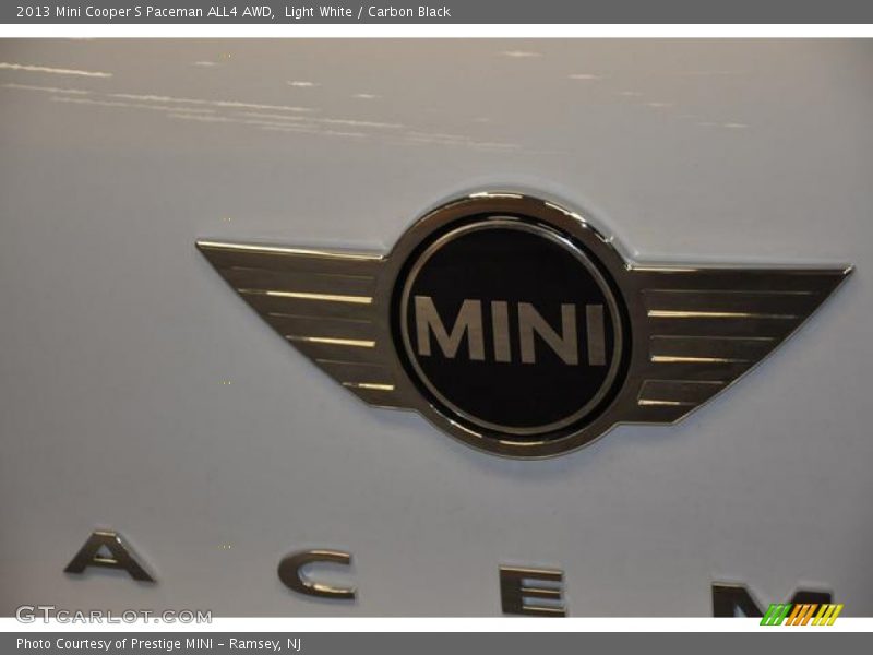 Light White / Carbon Black 2013 Mini Cooper S Paceman ALL4 AWD