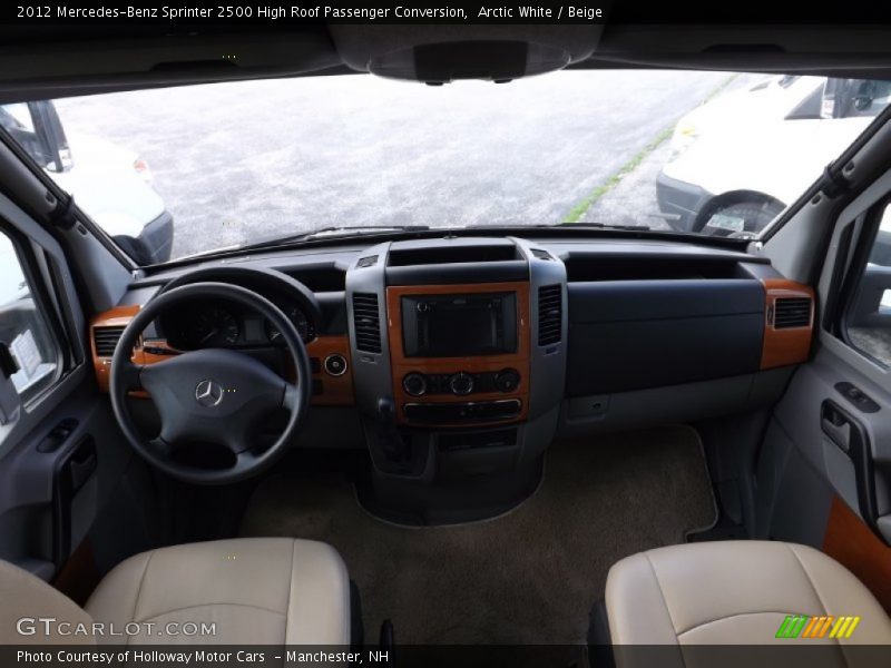 Arctic White / Beige 2012 Mercedes-Benz Sprinter 2500 High Roof Passenger Conversion