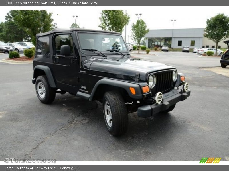 Black / Dark Slate Gray 2006 Jeep Wrangler Sport 4x4