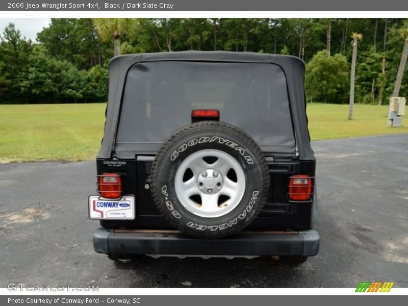 Black / Dark Slate Gray 2006 Jeep Wrangler Sport 4x4