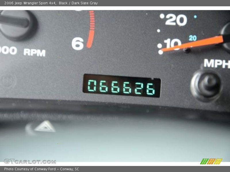 Black / Dark Slate Gray 2006 Jeep Wrangler Sport 4x4