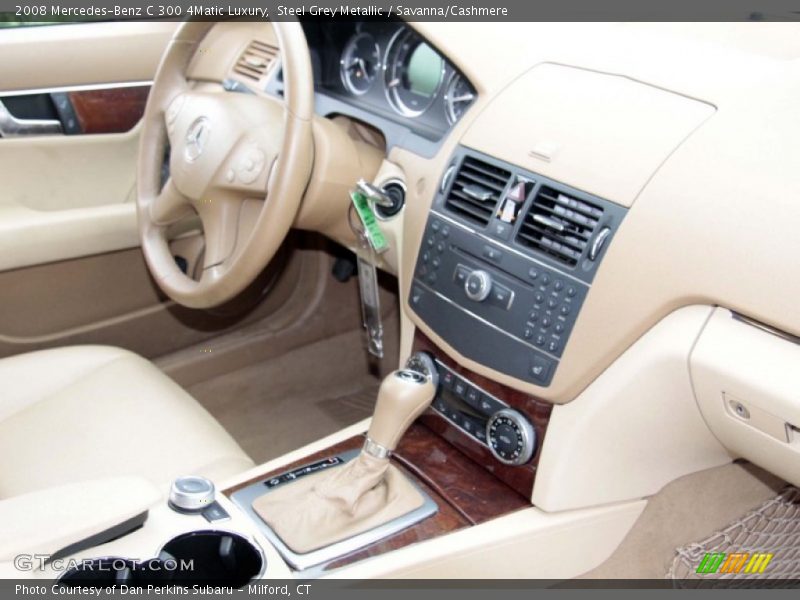 Steel Grey Metallic / Savanna/Cashmere 2008 Mercedes-Benz C 300 4Matic Luxury