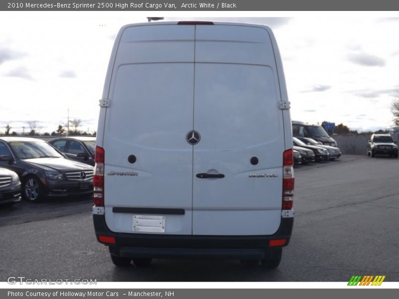 Arctic White / Black 2010 Mercedes-Benz Sprinter 2500 High Roof Cargo Van