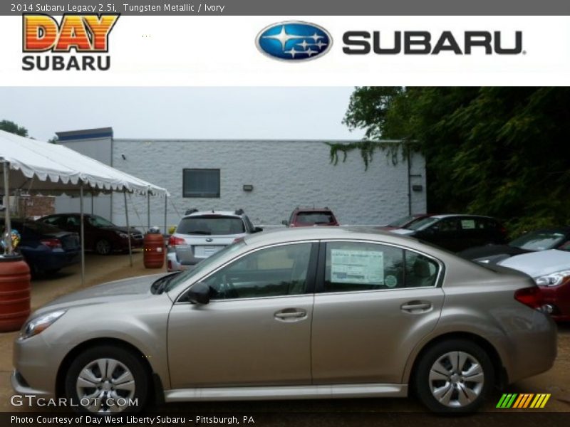 Tungsten Metallic / Ivory 2014 Subaru Legacy 2.5i