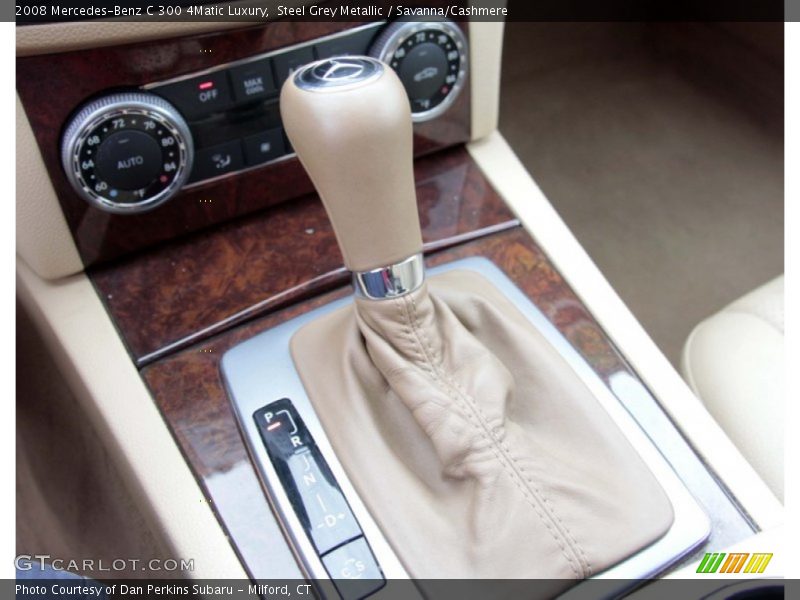 Steel Grey Metallic / Savanna/Cashmere 2008 Mercedes-Benz C 300 4Matic Luxury
