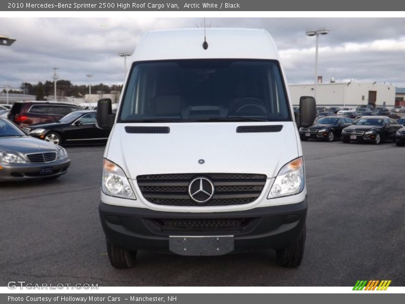 Arctic White / Black 2010 Mercedes-Benz Sprinter 2500 High Roof Cargo Van