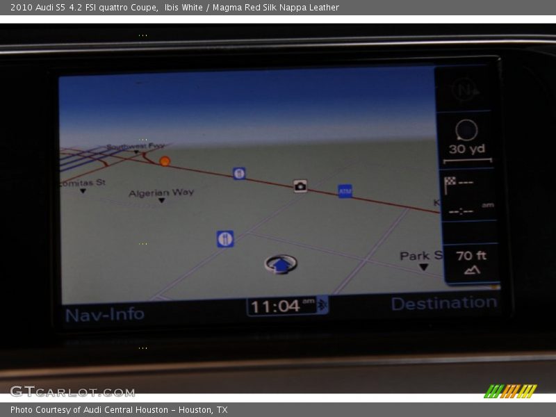 Navigation of 2010 S5 4.2 FSI quattro Coupe