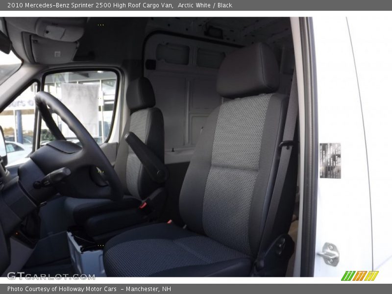 Arctic White / Black 2010 Mercedes-Benz Sprinter 2500 High Roof Cargo Van