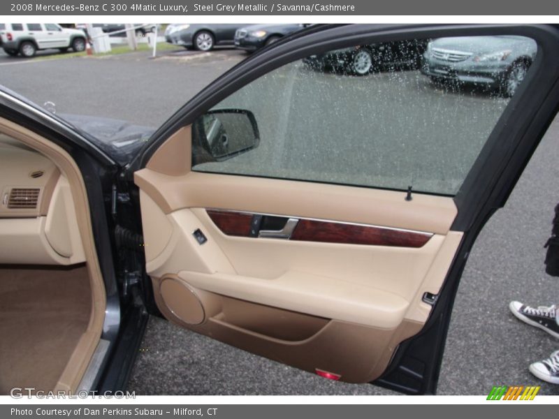 Steel Grey Metallic / Savanna/Cashmere 2008 Mercedes-Benz C 300 4Matic Luxury