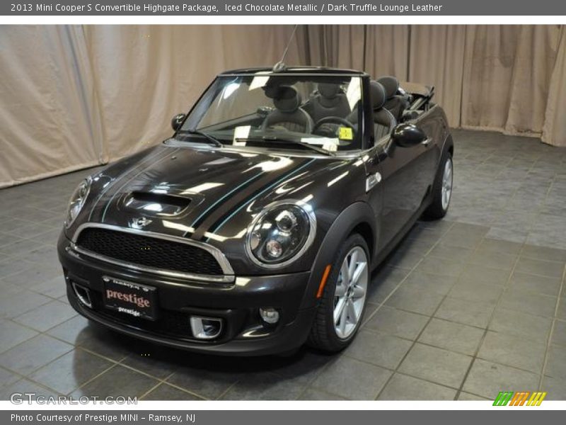 Iced Chocolate Metallic / Dark Truffle Lounge Leather 2013 Mini Cooper S Convertible Highgate Package
