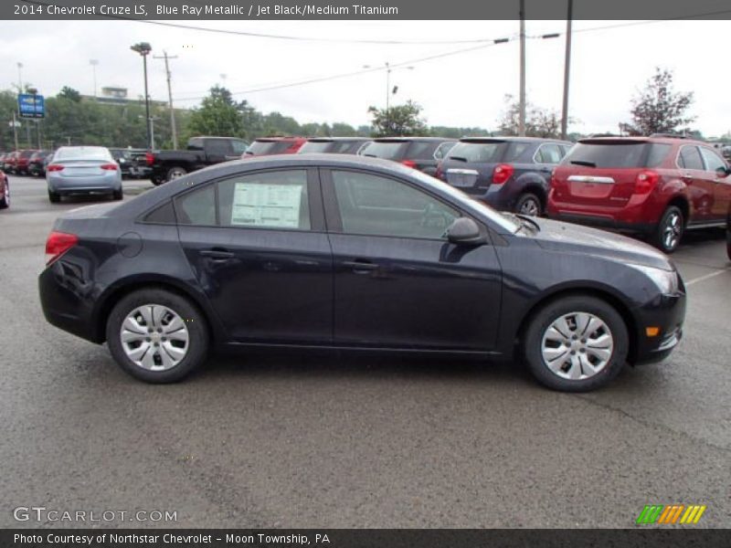 Blue Ray Metallic / Jet Black/Medium Titanium 2014 Chevrolet Cruze LS