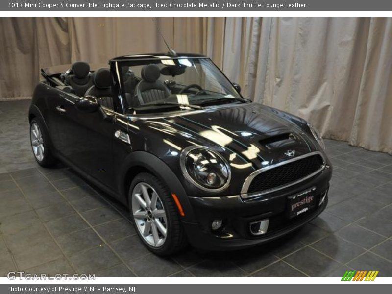 Iced Chocolate Metallic / Dark Truffle Lounge Leather 2013 Mini Cooper S Convertible Highgate Package