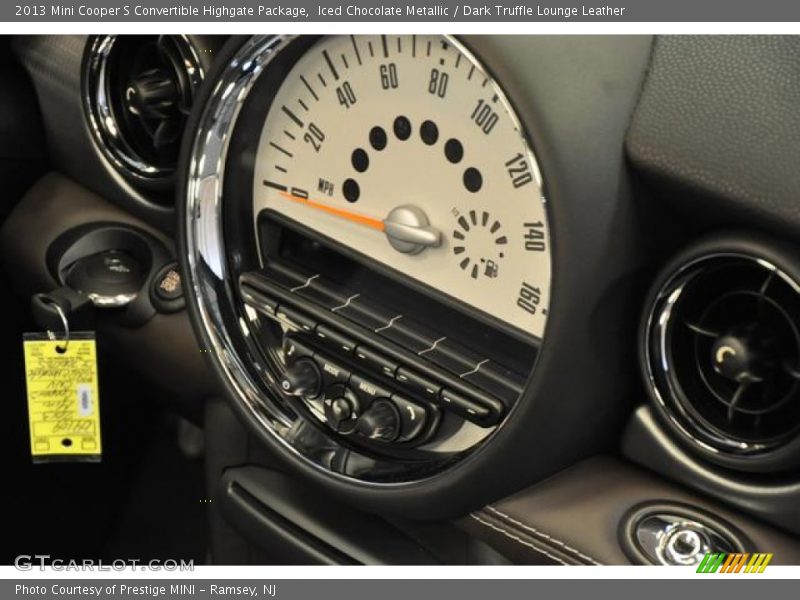 Iced Chocolate Metallic / Dark Truffle Lounge Leather 2013 Mini Cooper S Convertible Highgate Package