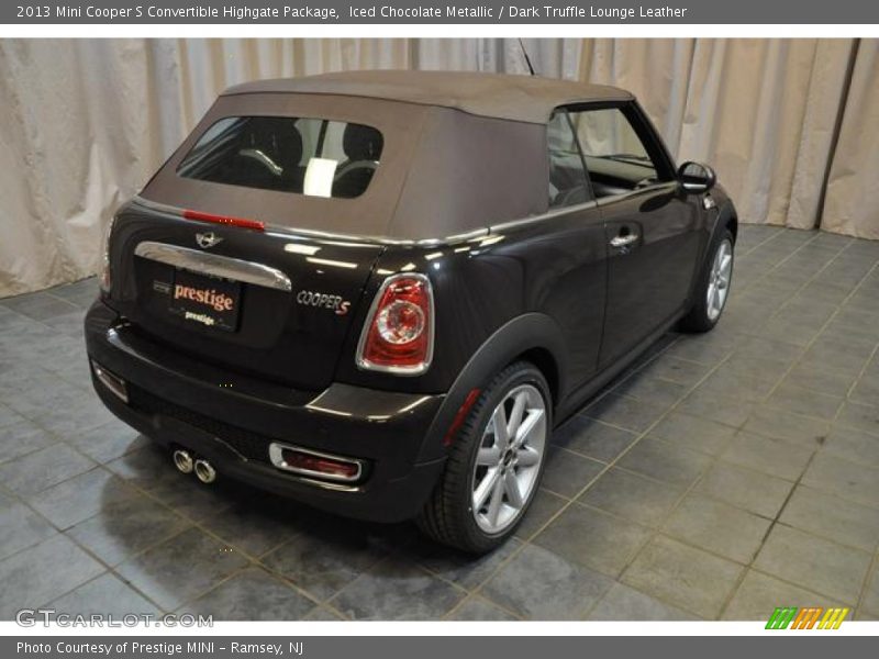 Iced Chocolate Metallic / Dark Truffle Lounge Leather 2013 Mini Cooper S Convertible Highgate Package