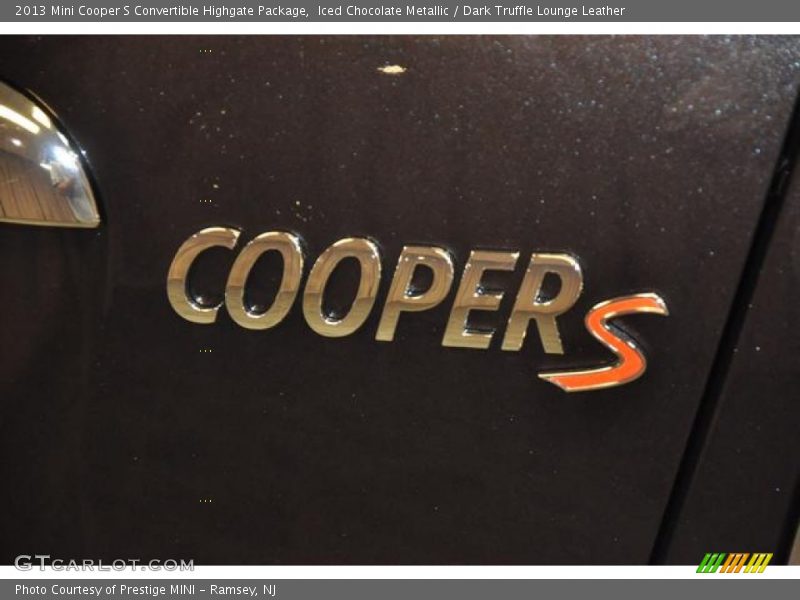 Iced Chocolate Metallic / Dark Truffle Lounge Leather 2013 Mini Cooper S Convertible Highgate Package