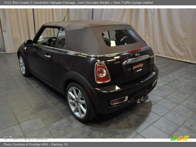 Iced Chocolate Metallic / Dark Truffle Lounge Leather 2013 Mini Cooper S Convertible Highgate Package