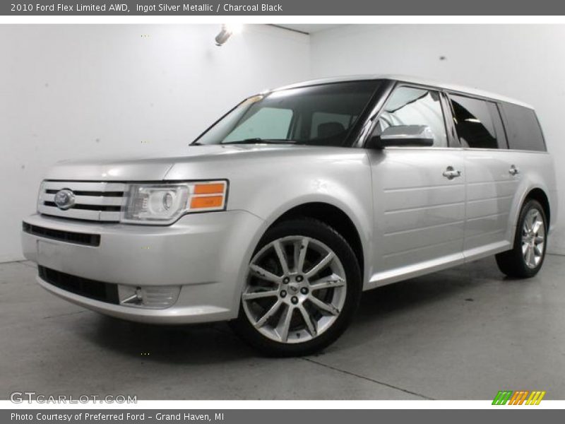Ingot Silver Metallic / Charcoal Black 2010 Ford Flex Limited AWD