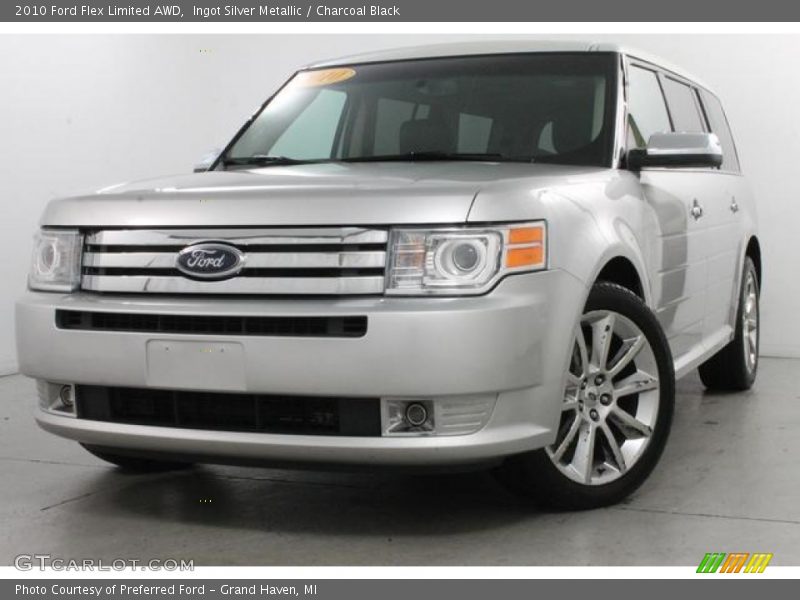 Ingot Silver Metallic / Charcoal Black 2010 Ford Flex Limited AWD