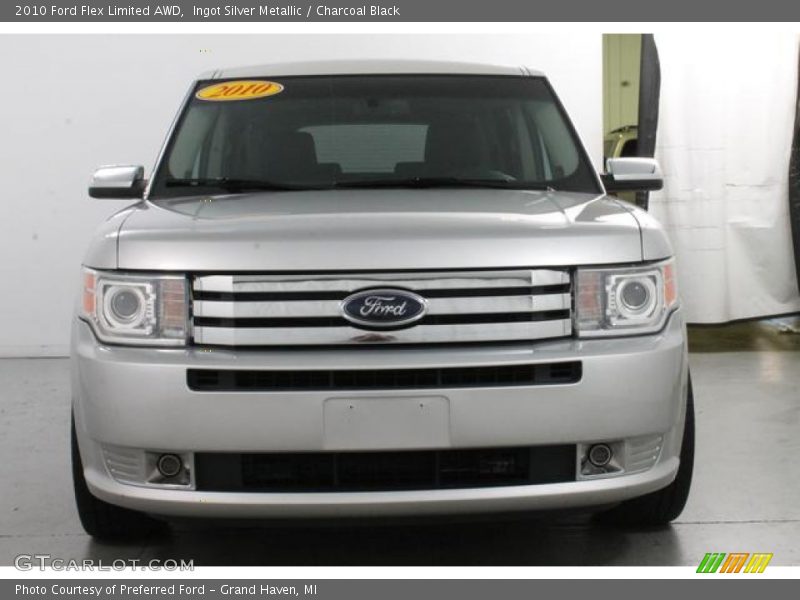 Ingot Silver Metallic / Charcoal Black 2010 Ford Flex Limited AWD