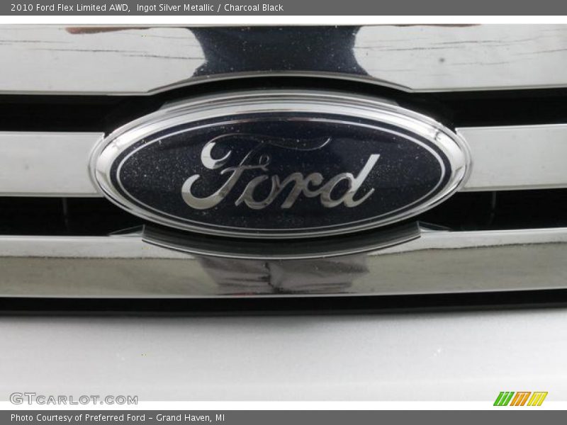 Ingot Silver Metallic / Charcoal Black 2010 Ford Flex Limited AWD