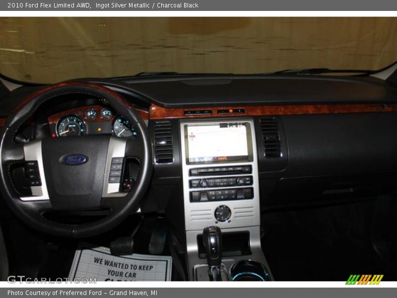 Ingot Silver Metallic / Charcoal Black 2010 Ford Flex Limited AWD
