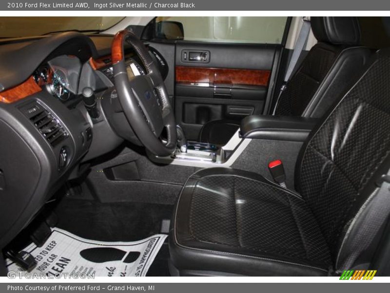 Ingot Silver Metallic / Charcoal Black 2010 Ford Flex Limited AWD