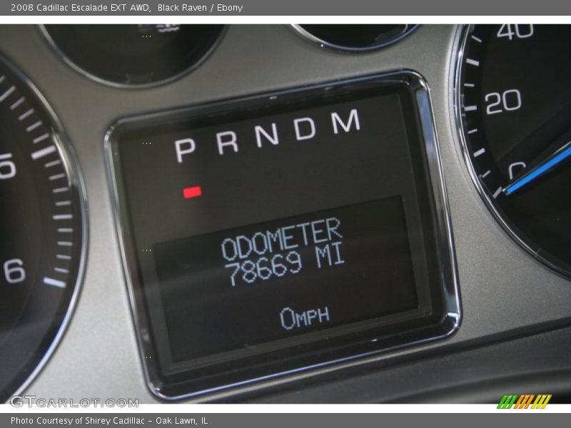 Black Raven / Ebony 2008 Cadillac Escalade EXT AWD