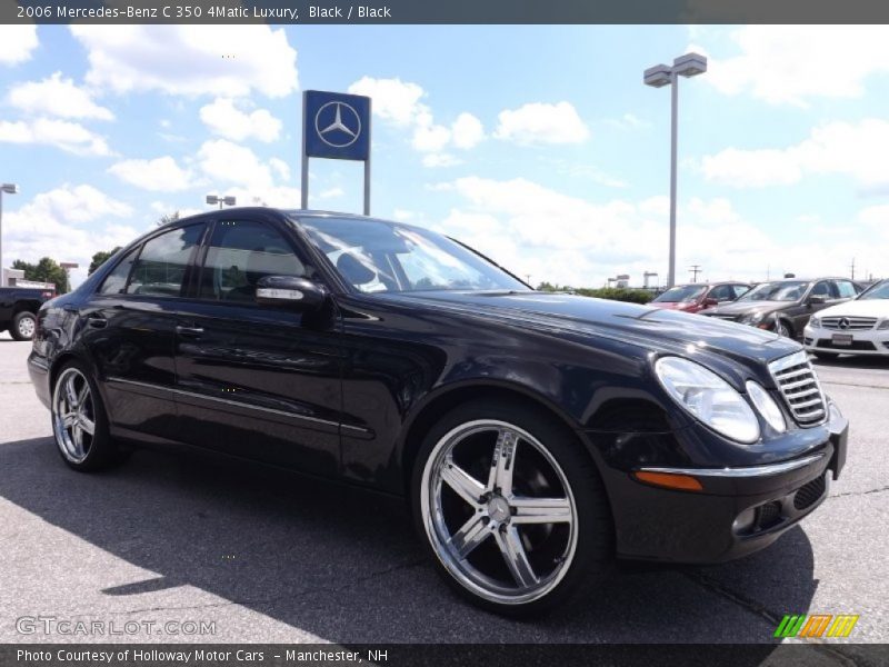 Black / Black 2006 Mercedes-Benz C 350 4Matic Luxury